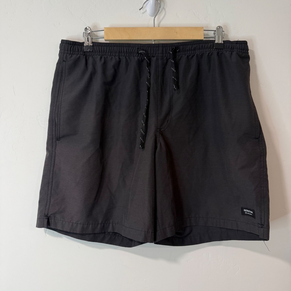 Burton Mens Creekside Shorts Large Black Excellent Outdoor Casual 16748
